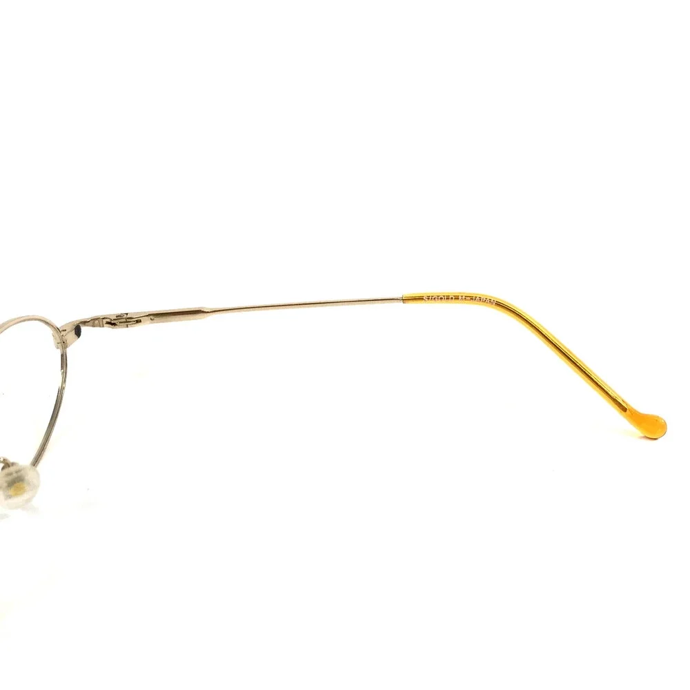 Sunsational Petite Eyeglasses Frames MQ519 S-GOLD Oval Wire Rim 48-18-140